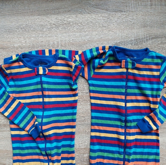 Gap vguc striped footed pajamas size 4 & 5 - Picture 16 of 16